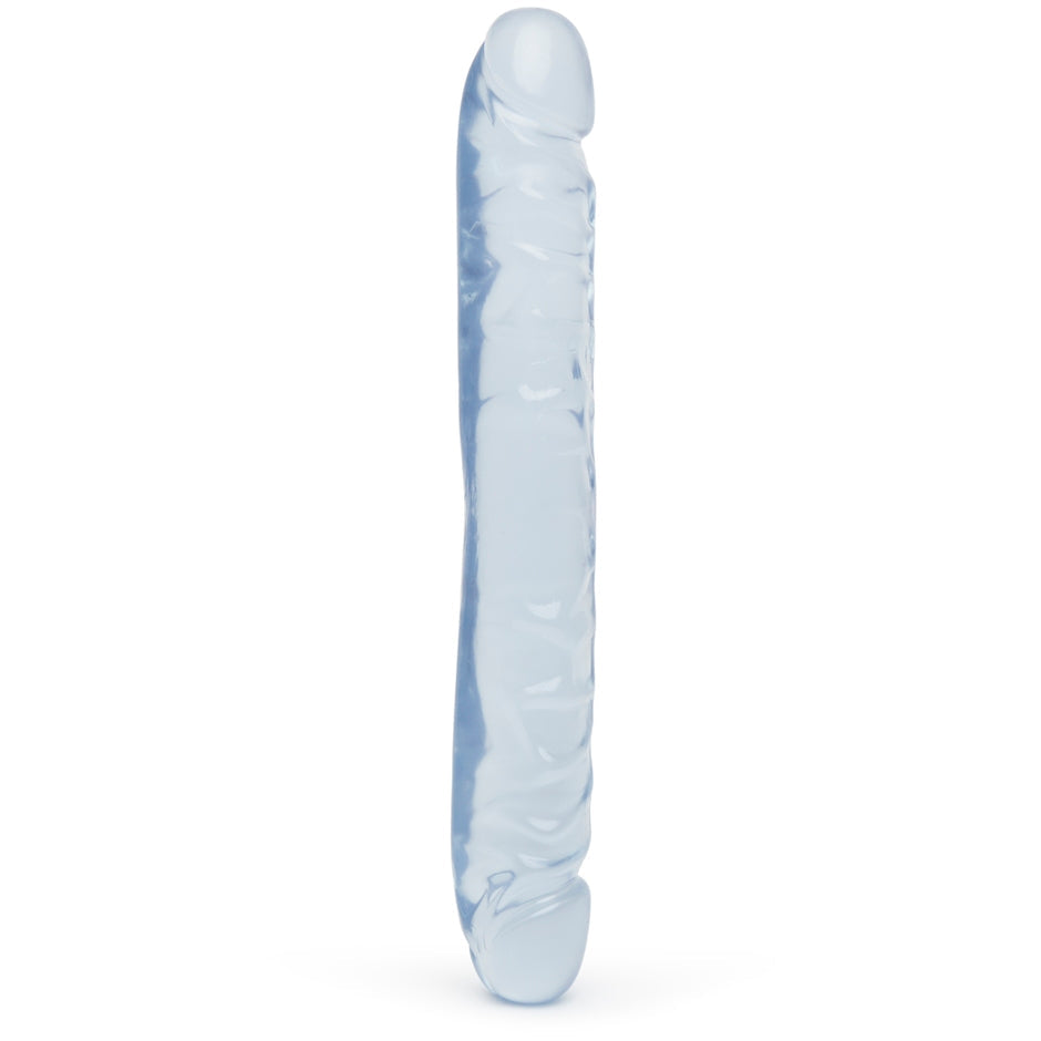 Double Ended Realistic Flexible Clear Jelly Long Dildo - Lusty Age