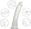 Realistic Soft Jelly Transparent Dildo - Lusty Age