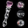 Crystal Glass Pleasure Wand Dildo - Lusty Age