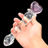 Crystal Glass Pleasure Wand Dildo - Lusty Age