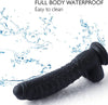 Load image into Gallery viewer, Women G-spot pleasure dildo with beads ( black ) - Lusty Age