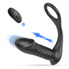 Load image into Gallery viewer, 10 Thrilling Vibration 3 Thrusting Remote Control Cock Ring Anal Vibrator