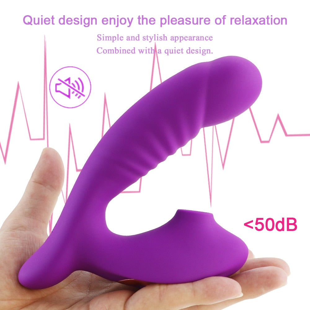 Clitoral Sucking G Spot Dildo Vibrator - Lusty Age