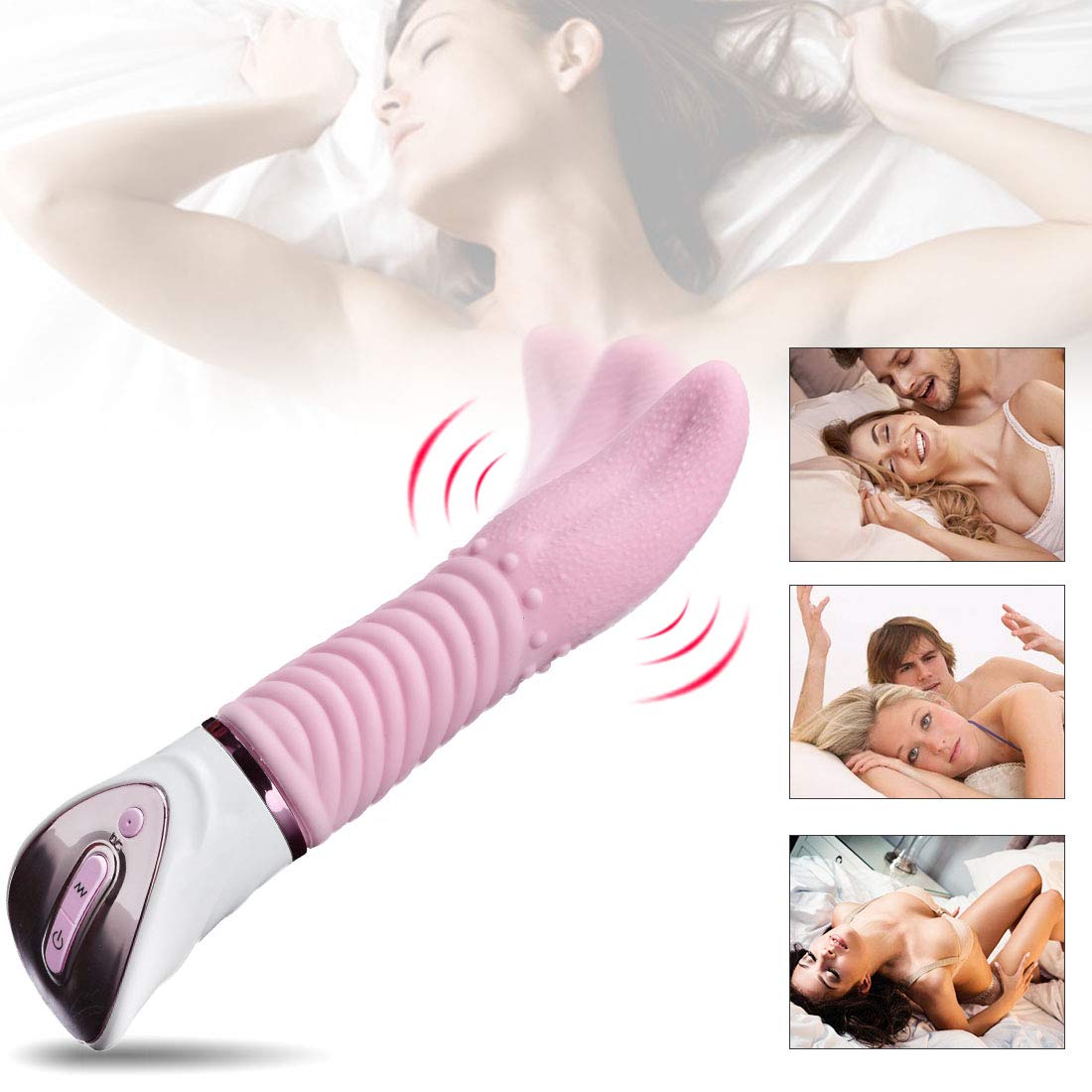 10 Speed Tongue Oral Sex G Spot Vibrating Massager - Lusty Age