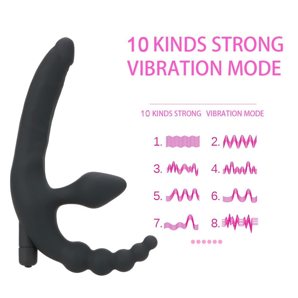 10 Speeds Dildo Vibrator Prostate Massager Anal Plug Vibrator - Lusty Age