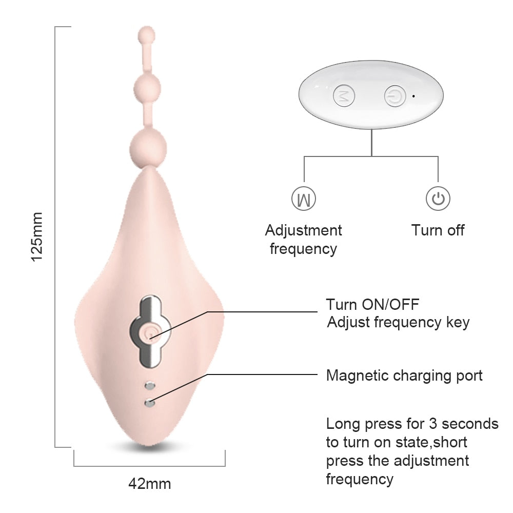 Female Clitoral Stimulator Remote Control Panties Vibrator - Lusty Age