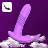 Wearable Dildo Telescopic Rotating Vagina Vibrator - Lusty Age